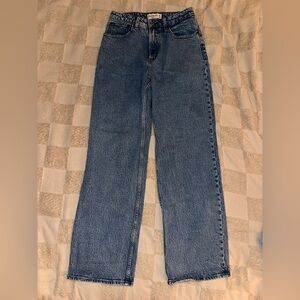 Abercrombie high rise 90 style curve love jeans